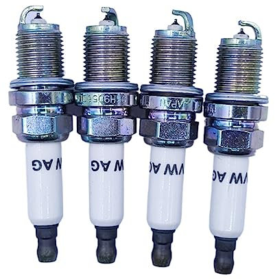 Kfz-Zündkerzen 4 Stück 06H905601A Iridium-Zündkerze, kompatibel mit Seat Skoda, kompatibel mit Octavia Altea XL, kompatibel mit Leon Exeo ST, kompatibel mit Alhambra, kompatibel mit Superb Yeti 1,8/2,