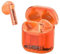 AMPLE Wireless Earbuds For Xiaomi Redmi Note 13 Pro/Xiaomi Redmi Note 13, IPX4 Clear Casing True Wireless 5.3 Stereo Music Lightweight Sport In Ear Earphones Headphones (ORANGE)
