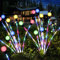 Joltix Solarlampen für Außen Garten, 32 LED Solar Glühwürmchen Lampen, 4 Stück Wasserdicht Glühwürmchen Gartenlichter, Garten Lichter Für Garten, Blumenbeet, Hof, Terrasse, Strauchwerk, Dekorative.
