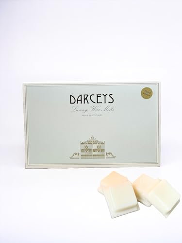 Darceys Wax Melts Luxury 8 Pack | Eco Friendly, 100% Soy Wax, Strong Scented, Hand Poured in Scotland, 30 Hours Burn time (Geranium)