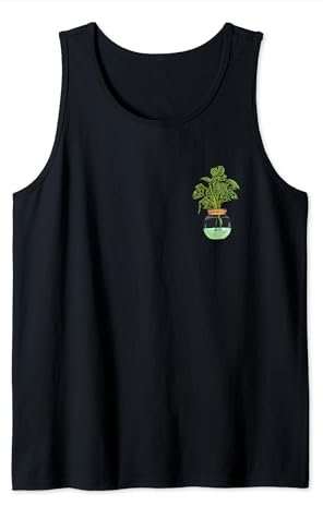 Monstera Deliciosa Variegata I Zimmerpflanze Pflanze Motiv Tank Top