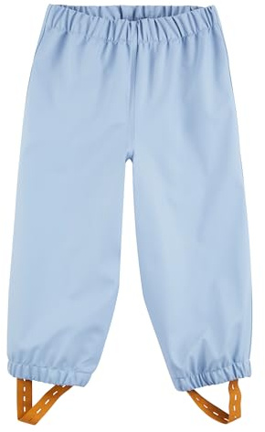 Sterntaler Matschhose ungefüttert Uni - Kinder Matschhose wasserdicht - Jungen Matsch- und Buddelhose ohne Latz mit verschweißten Nähten - robuste Regenbekleidung - blau, Größe 104