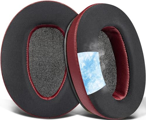 SOULWIT Kühlgel Ersatz Ohrpolster für Sony WH-CH700N (WHCH700N) & MDR-ZX780 (ZX780DC)/MDR-ZX770 (ZX770BN ZX770BT), Ersatzpolster für MDR-10R (10RNC 10RBT) Over-Ear-Kopfhörer