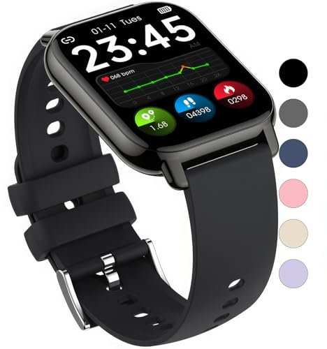 OUTPUTBT Cinturino di ricambio in silicone per orologio CMF Watch Pro 2, per Donerto1 T50S, per Nerunsa P66D/Popglory P66/uaue T60/ZOSKVEE P95/Yoever IDW20/IDW19/IDW13/IDW16/Y6/RUIMEN/Kuizil T70