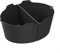 CNANRNANC Silicone Slow Cooker Liner, Silicone Saucepan Liner, Slow Cooker Separator Plate, Black Divider
