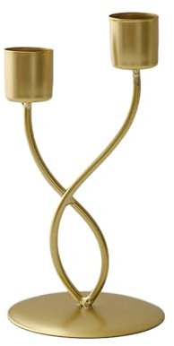 NIHENHAO Nordic Styles Kerzenhalter aus Metall, Vintage-Stil, dekorativer Kerzenständer für Hochzeit, Esstisch, Mittelstück