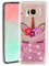 SIYOPINPFY Hülle für Samsung Galaxy S8 Hülle mit Stoßfest, Quicksand Glitzer Flüssigkeit HandyHülle Transparent Silikon Treibsand Schutzhülle für Samsung Galaxy S8 Niedlich Einhorn XYA