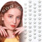 KEYRI 40 Stück Stern Haarspangen Silber Haarnadel Kopfschmuck Dekorative Haarnadeln Kopfbedeckung Y2K Haarschmuck Pentagramm Hair Clips Aushöhlen Sterne Haarspangen Snap Star Haar Accessoires (Silber)