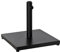 Outsunny Pied de Parasol carré, Socle Parasol extérieur, pour mât de Ø 35,38 et 48 mm, Poids Net 18 Kg, Base de Parasol en métal pour Jardin Patio terrasse, Noir