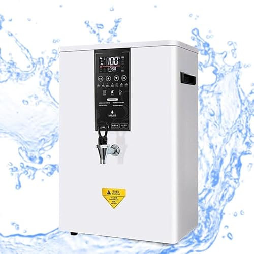 KJZQXYX Commercial Water Boiler, 50L/60L/80L Full-Automatic Steam Boiling Water Frothing Machine, Electric Steam Milk Foam Maker for Espresso (50l/H)