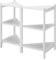 Vicco Meuble sous-lavabo Zeno, Blanc, 68x60.5cm Lot de 2