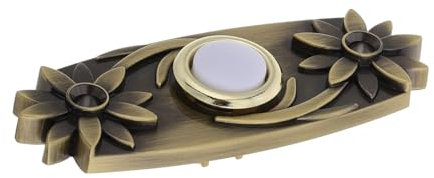 iplusmile Casa Pulsante Illuminato Interruttore Decorativo Retrò Per Da Porta Sostituzione e Ufficio