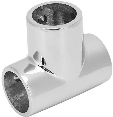 FRELEAN 90 Degree Tee Connector | 316 Stainless Steel Marine Hardware Fitting | T - Shaped Boat/Yacht Deck Accessory | Long - Lasting & Sealed | Model MJS015 (MJS015-9022)
