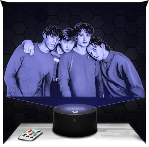 Lampephoto.fr - Lampe In haler 3D Touch Nachtlicht Irischer Rock | Made in France, Sockel & Größe wählbar, dimmbar, Batterie/USB, HD-Lasergravur, Geschenk für Sie & Ihn