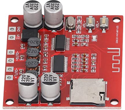 Walfront DC12–24 V -Leistungsverstärkerplatine, Zweikanal, 2 X 15 W, Audiomodul, SMD-Technologie, Geeignet für Kabellose Lautsprecher, Heim-Audioquelle