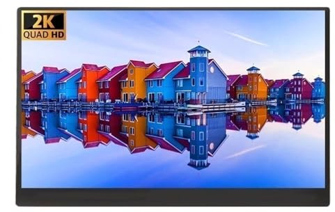 Hhaoran-9868 Monitor for Laptop Portable 2K Display Mobile Phone External 144Hz Laptop Sub-screen Travel Monitor