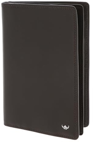 Golden Head Leder Ausweisetui Polo RFID Protect Brieftasche mit RV 4041 Dunkelbraun
