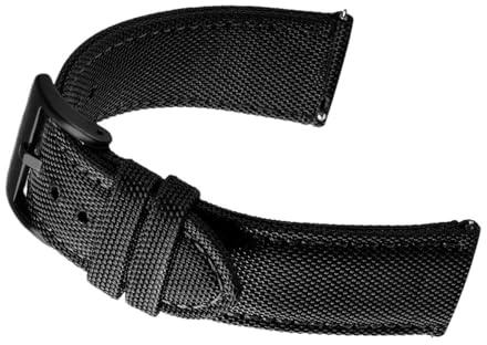 Bracelet de montre en toile de voile, bracelet en nylon double face, 20 mm ou 22 mm, bracelet sport à dégagement rapide for homme