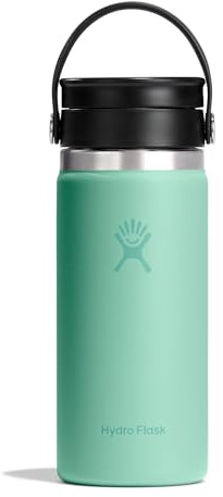 Hydro Flask – Wide Flex Sip Lid Coffee 473 ml (16 oz) | Auslaufsicher, isoliert, passend für Getränkehalter – Kalt 24 Std., heiß 12 Std. – Mermaid Green