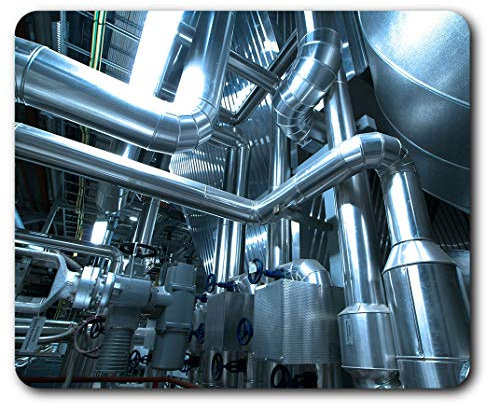 Destination Vinyl Ltd Industrial Boiler Room Engineering Mouse Mat Pad Computer PC Laptop Gaming Office Home Desk Accessory Gadget 16443