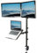 VIVO Support de bureau pour ordinateur portable et double écran LCD 13 à 27 pouces Noir (STAND-V012L)