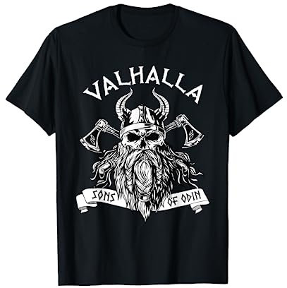 Viking T-Shirt Valhalla Sons of Odin Maglietta