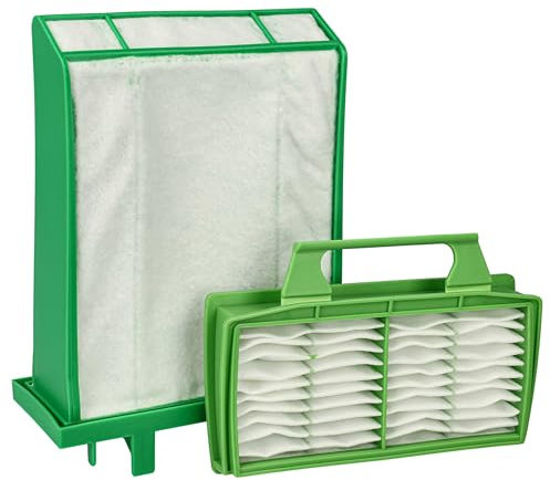 vhbw Filter-Set kompatibel mit Sebo Airbelt K3, K1 Staubsauger - 2X Filter (Mikrofilter, Hygieneschutzfilter)