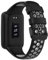 Kompatibel mit Xiaomi Mi Band 7 Pro Ersatzband, AWADUO Ersatz-Silikon-Armband für Herren und Damen, weich und langlebig (schwarz + grau)
