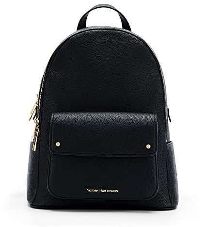 VICTORIA HYDE Laptop Rucksack für Damen Zwanglos Schultasche für teenager mädchen Reiserucksack Tagesrucksack (Schwarz)