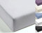 MISTRAL HOME Spannbettlaken Perkal Uni Bettlaken Laken Ägyptische Baumwolle 90x190-100x200 / 140-160x200 / 180-200x200 cm, Farbe:Light Grey, Größe:180x200cm