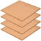 Quadratische Korkplatten, 4 Stücke Selbstklebender Kork, DIY Korkwand, Selbstklebende Kork Pinnwand für Foto Hängen, Bulletin Tafeln Heimdekoration und Büro Memoranduma (30x30x0.6cm)