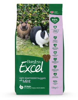 Burgess Excel Light Adult Rabbit Nuggets 1.5KG