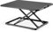 DIGITUS Ergonomischer Steh/Sitz-Schreibtisch-Aufsatz - 6 Höheneinstellungen - 8kg Traglast - 67x47 cm Arbeitsfläche - Stehpult - Schwarz