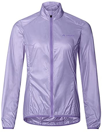 VAUDE Women's Matera Air Jacket - Leichte Windjacke aus recyceltem Material, Atmungsaktiv & Wasserabweisend, Packbar für Radtouren & MTB