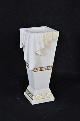 Blumenvase Barock Vase Antik Stil Handbemalt Blumenkübel Robust Retro Vintage Stil Medusa Mäander Dekorative Vase