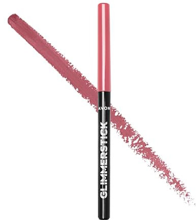 Avon Avon Glimmerstick Lip Liner, Prevents Lipstick From Feathering, Long-Lasting Finish, Defines and Contours, In The Moment