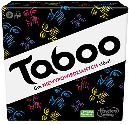 Hasbro Gaming Klassisches Tabu-Spiel, Ratespiel für Erwachsene und Jugendliche, Gesellschaftsspiel für 4 Spieler oder mehr, Spiel für Personen ab 13 Jahren
