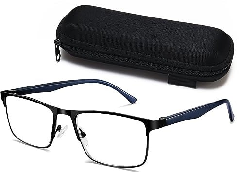 LITIMA Lesebrille Damen Blaulichtfilter Brille, Feder Scharnier Lesebrillen Sehhilfe Augenoptik Brille