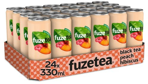 Fuze Tea - Peach Hibiscus - sleekcan - 24x33 cl - NL