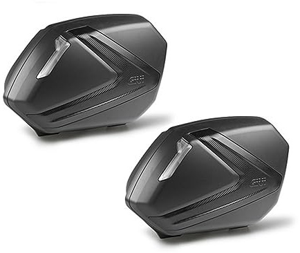 GIVI V37 - Seitenkoffer-Satz Monokey® SIDE Tech, schwarz/carbon/transparent