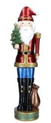 Timstor Schiaccianoci Babbo Natale Grande Con Luci Led 62 Cm