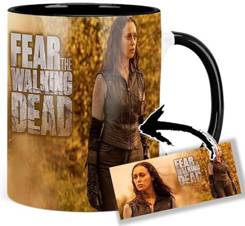 MasTazas Fear The Walking Dead Alicia Clark Alycia Debnam-Carey Taza Ceramica Interior y Asa Negra