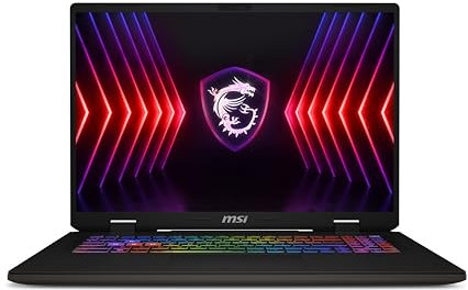 MSI Sword 17HX 17 Inch 16:10 FHD+ 165Hz Gaming Laptop - (Intel Core i7-14700HX, NVIDIA GeForce RTX 4050, 16GB RAM, 512GB SSD, Windows 11 Home) - Cosmos Grey
