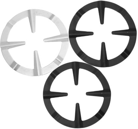 Angoily 3pezzi Supporti Per Wok Di Racks Sostituibili Per Gas Accessori Per Cottura Induzione Design Resistente e Pratico Per Cucine e Ristoranti