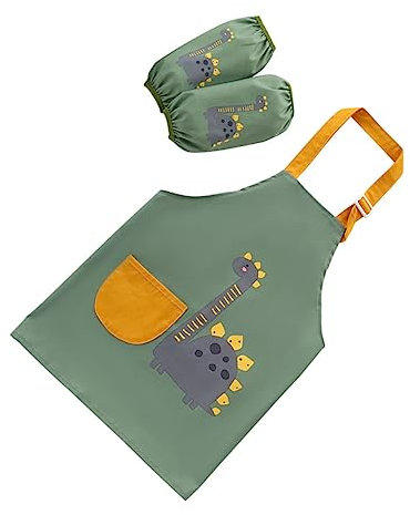 Abaodam 3 Juegos De Delantal Para Niños Delantal Artístico Para Pintar Para Para Usar En Pintura Para Niños Para Verde Para