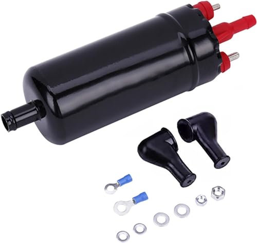 HISports Electric High Pressure Fuel Pump 12V, Electric Inline Fuel Pump 0580464070, Petrol Pump for Petrol, Diesel, Universal Replacement Fuel Transfer Pump 0580464038 16141178751