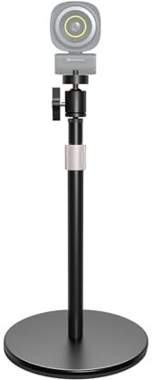 Nearstream Portable Desktop Microphone Stand,Upgraded Webcam Stand,360°Rotatable Desk Stand,Compatible VM33/VM46/AM10U/AM10B/V02/V08 & Other Devices with 1/4Thread