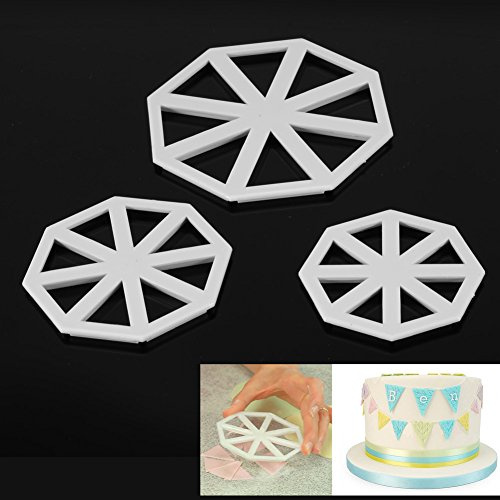 Wimpel Ausstecher, Fondant Dekorationswerkzeuge, Kuchen Wiederverwendbare und Leicht zu Reinigende Schokoladen Ausstecher, DIY Werkzeug für Anfänger