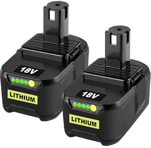2X 8000mAh 18V Lithium Ersatzakku für Ryobi Akku 18V Ersatzakku RB18L50 RB18L40 RB18L25 RB18L15 RB18L13 (8000mAh_2)