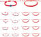 Sixfolo 18 Pcs Evil Eye String Bracelets - Red Cord Braided Rope Bracelets for Women, Men, Girls & Boys